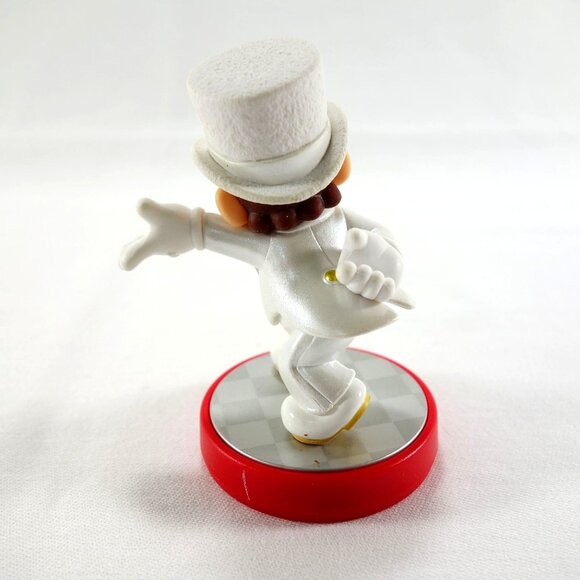 Super Mario Odyssey Wedding Amiibo Nintendo Top Hat Figure Collectible NVL-001 - Picture 3 of 5
